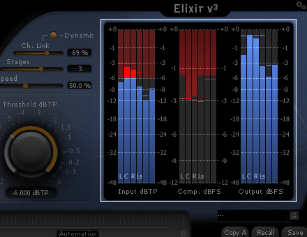 Flux Elixir V3 Real True Peak Multichannel Limiter (VS3 Version)