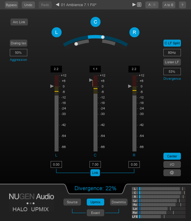 Nugen Audio Halo Upmix