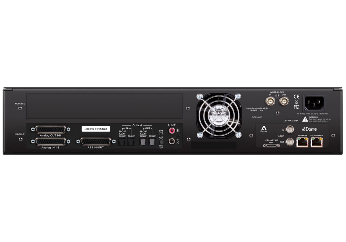 Apogee Symphony I/O Mk II 8X8 Dante