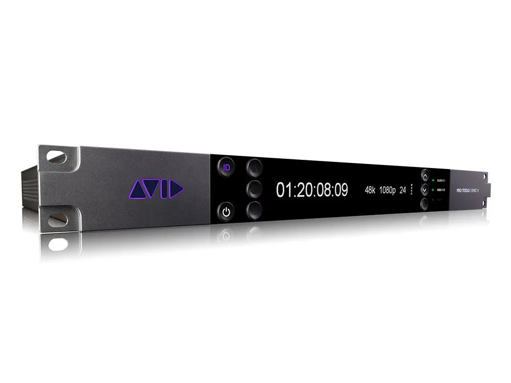 AVID Interface, Pro Tools, SYNC X, Master Clock, 19", 1HE