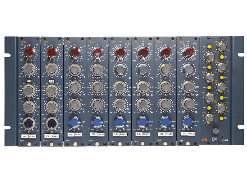 BAE Audio 8CM 8 Channel mixer w/power supply 48v